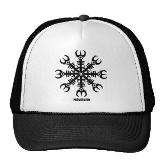 Helmet of awe   Aegishjalmur No.2 (black) Mesh Hat