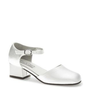 Touch Ups 780MO Clarissa White Satin girls sandal Shoes