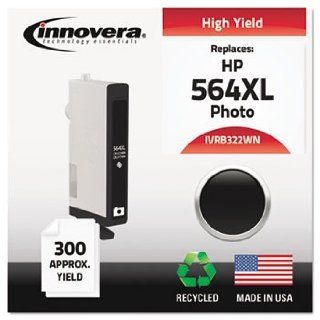 Compatible Reman High Yield CB322WN (564XL) Ink, 300 Page Yield, Photo Black Electronics