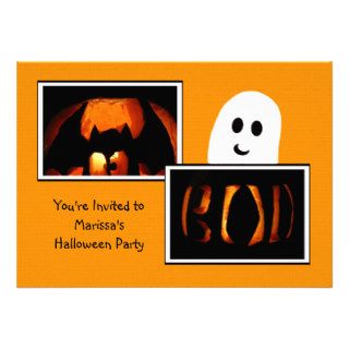 Kids Halloween Party Invitation    Ghost
