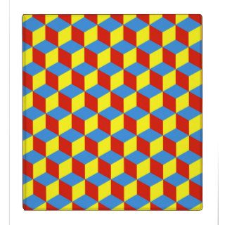 Color Cubes  Optical Illusion Binder