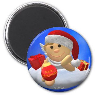 My Little Angel Merry Christmas Refrigerator Magnets