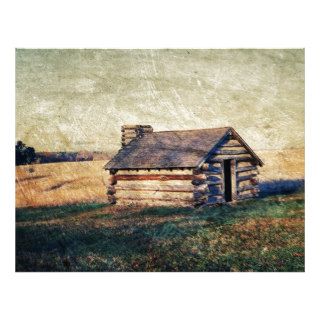 rustic farm landscape western country cabin letterhead template