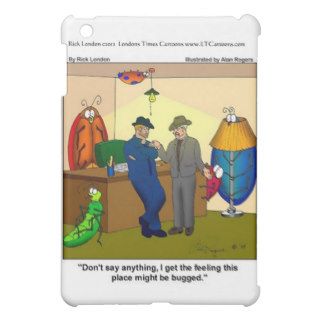 Funny Bugged Police HQ Gifts Mugs Etc. Cover For The iPad Mini