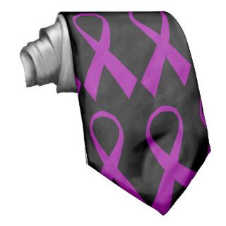 Ribbon, End Domestic Violence Neckties