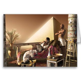 The Great Pyramid of Giza Greeting Cards