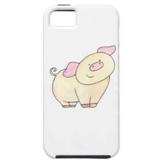 Here's looking at you Pig cutout by Serena Bowman iPhone 5/5S Cases