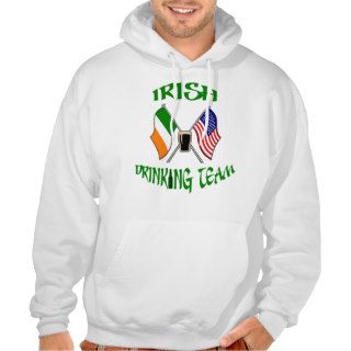 American Irish Drinking Team, St Patty's Day Flags Hoodie