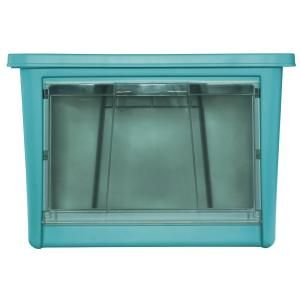 Rubbermaid Large Access Organizer   Turquoise 1865232