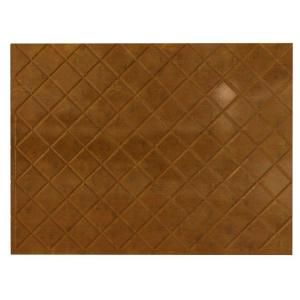 Fasade 4 ft. x 8 ft. Quilted Muted Gold Wall Panel S54 20