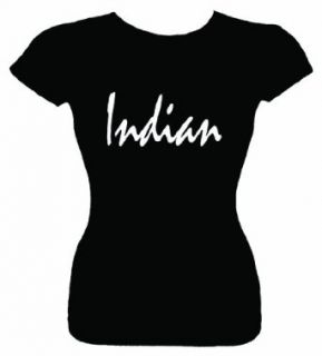 Junior's T Shirt (INDIAN) Fitted Girls Shirt Clothing
