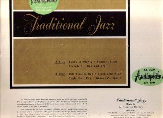 Doc Evans Traditional Jazz (Audiophile XL 329) Music