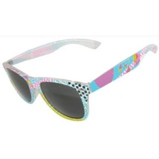 Psychedelic Multi Colored Wayfarer Style Sunglasses Shoes