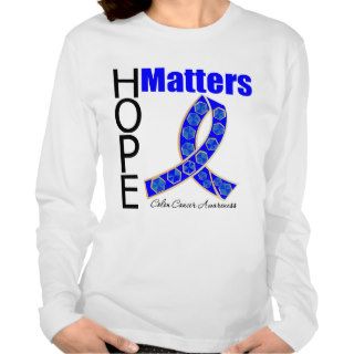 Hope Matters Colon Cancer (Jeweled Ribbon) Tees