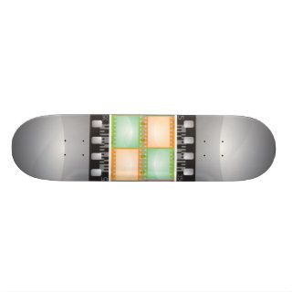35mm film custom skate board