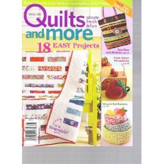 Quilts And More Magazine (Spring 2012) Various Books
