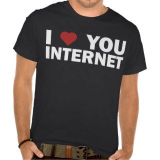 I heart you Internet Tee shirt