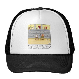 Funny "Safety Brief" Business Hat Gift