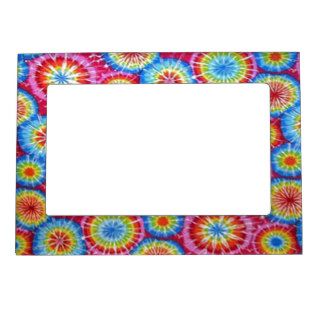 Tie Dye Style Magnetic Picture Frame