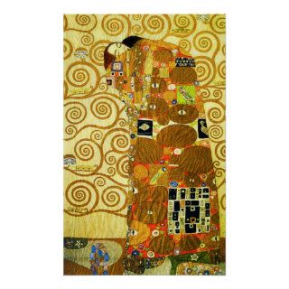 Gustav Klimt Fulfillment Poster