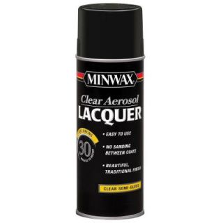 Minwax 12.25 oz. Semi Gloss Clear Brushing Lacquer Aerosol Spray 15205