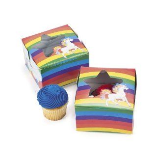 Unicorn Cupcake Boxes (1 dz) Grocery & Gourmet Food