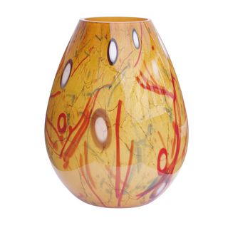 Jozefina European Hand blown Flirtatious Milan Glass Vase Vases