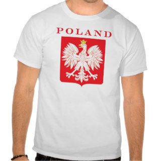 Poland Eagle Red Shield T shirt