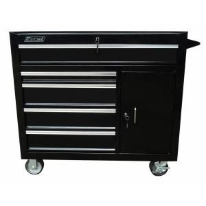Excel 41 in. Steel Roller Cabinet in Black TB4015B Black