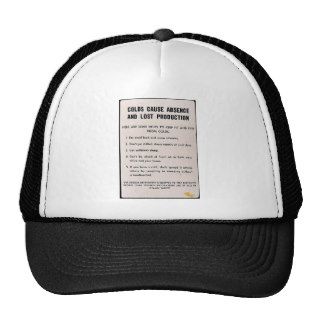 Colds Cause Absence And Lost Production Mesh Hat