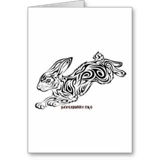 Tribal Bunny Cards