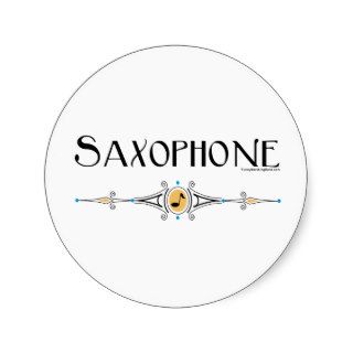 Saxophone Decorative Line Stickers