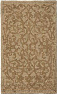 Safavieh IM341D Impression Collection Wool Area Rug, 3 by 5 Feet, Light Brown  