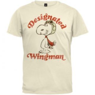 Peanuts   Designated Wingman Soft T Shirt Clothing