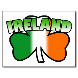 Ireland Shamrock Postcard