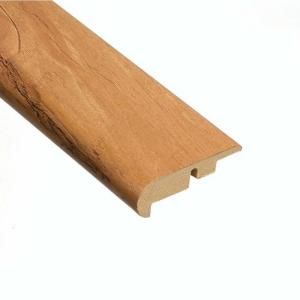 Hampton Bay High Gloss Natural Palm 11.13 mm Thick x 2 1/4 in. Wide x 94 in. Length Laminate Stair Nose Molding HL83SN