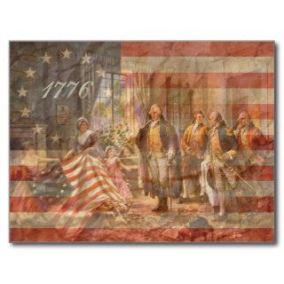 The First American Flag Post Cards