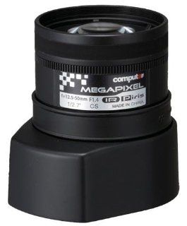 Computar AG4Z1214KCS MPIR 3MP P Iris Varifocal IR Lens, 12.5 50mm  Surveillance Camera Lenses  Camera & Photo