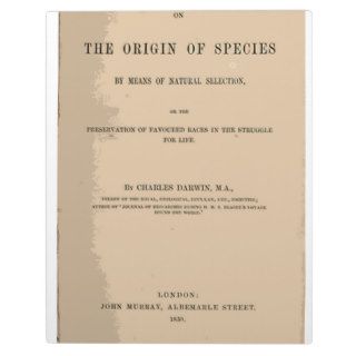 Origin of Species by Means of Natural Selection Plaques