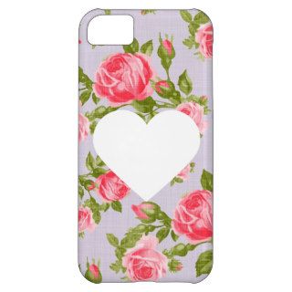 Girly Vintage Roses Floral Print iPhone 5C Cases