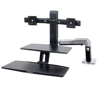 Ergotron WorkFit A with Suspended Keyboard, Dual HD (24 392 026) Computers & Accessories