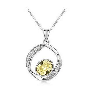 Charm Jewelry Swarovski Crystal Element 18k Gold Plated Jonquil Wonderful Life Elegant Fashion Necklace Z#546 Zg51e393 Pendant Necklaces Jewelry