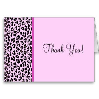 Leopard Print Greeting Cards