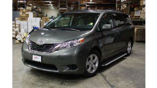 2011 2012 Toyota Sienna ATS Running Boards (Anodized Silver SL Series) [Excludes SE Models] Automotive
