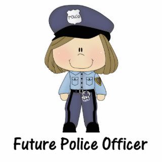 future police officer (girl) cut out