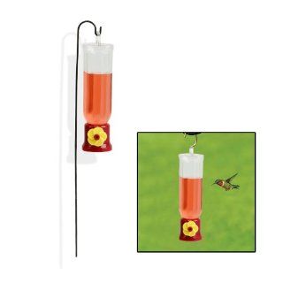 Planter 3 oz Hummingbird Feeder with Steel Hanging Hook  Patio, Lawn & Garden