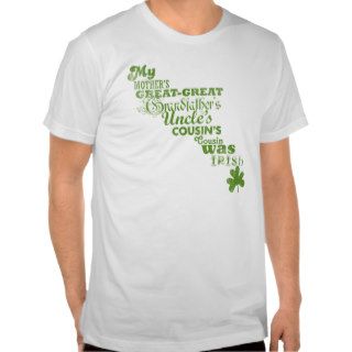 Irish for a day (Distressed Look) T Shirt