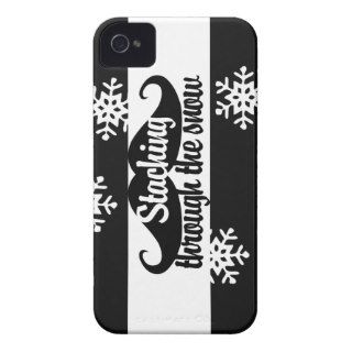 Staching through the snow iPhone 4 Case Mate cases