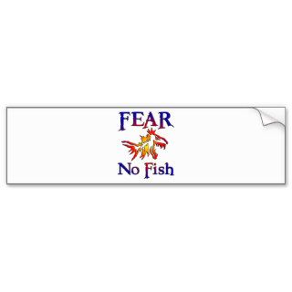 FEAR NO FISH BUMPER STICKERS