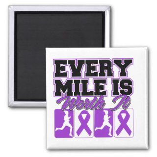 Epilepsy Every Mile is Worth It Refrigerator Magnet